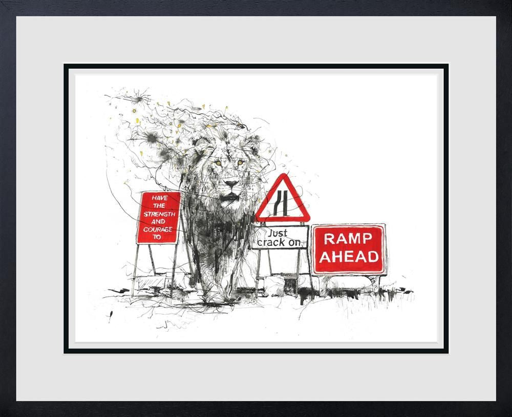 Scott Tetlow - 'Just Crack On' - Framed Limited Edition Print