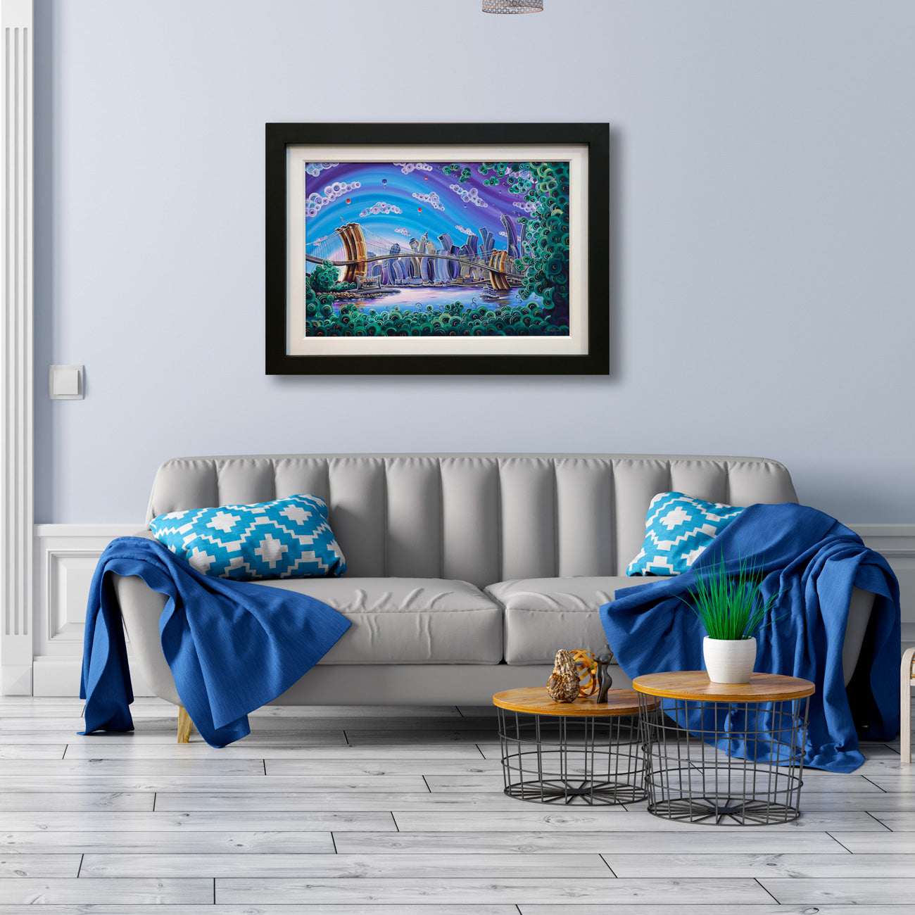 Rayford - 'Summer In New York' - Framed Original Art