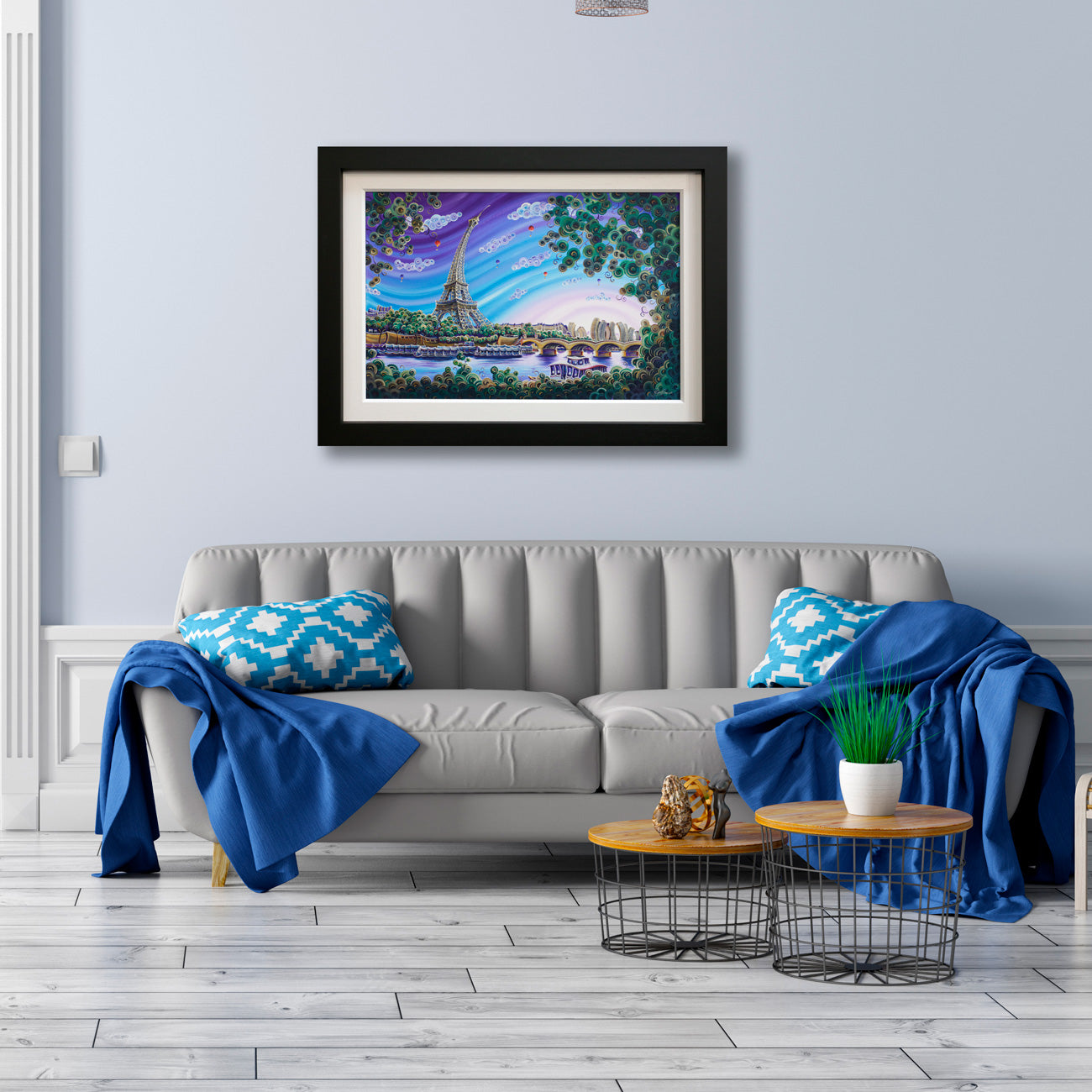 Rayford - 'Summer In Paris' - Framed Original Art