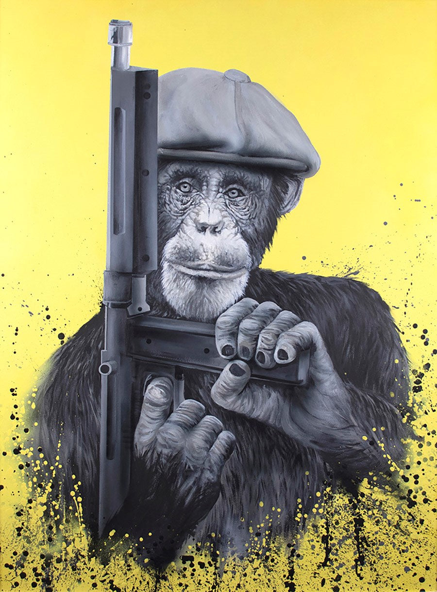 Dean Martin - 'Peaky Primate' - Framed Original Art