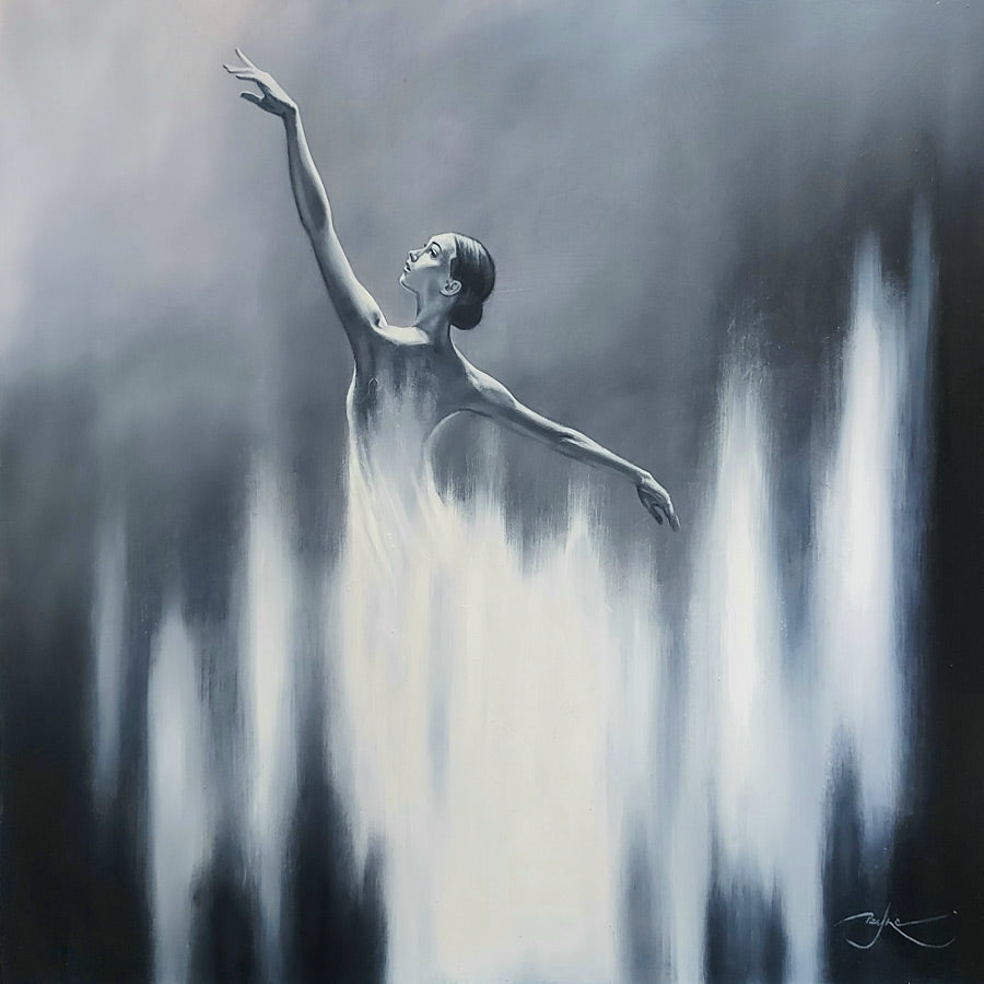 Ben Payne - 'White Dancer' - Framed Limited Edition