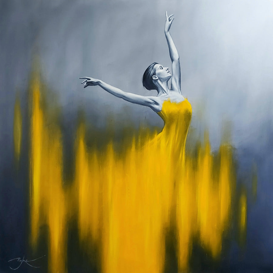 Ben Payne - 'Yellow Dancer' - Framed Limited Edition