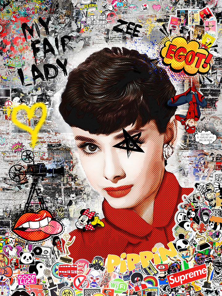 Zee - 'My Fair Lady'- Framed Limited Edition Art